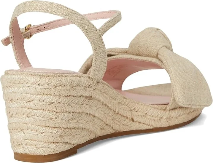 Kate Spade New York Leandra Espadrille Wedge Sandal Women's Wedge Shoes Natural : 5.5 M, Leather - Image 4