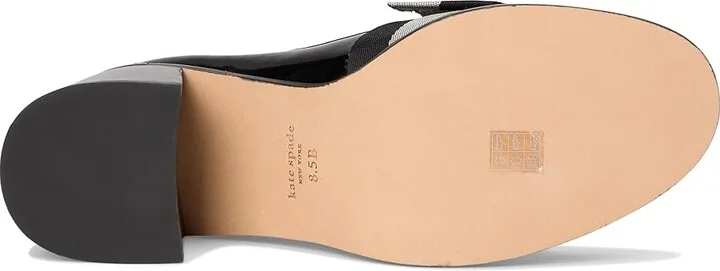 Kate Spade New York Leandra Heeled Loafer Women's Shoes Black : 7.5 M, Leather - Image 3