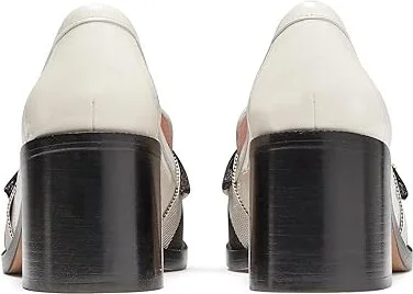 Kate Spade New York Leandra Heeled Loafer Women's Shoes Black : 7.5 M, Leather - Image 9