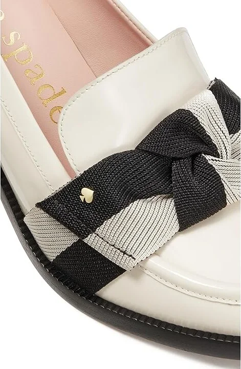 Kate Spade New York Leandra Heeled Loafer Women's Shoes Black : 7.5 M, Leather - Image 10