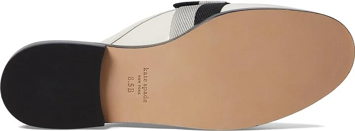 Kate Spade New York Leandra Mule Loafer Women's Flat Shoes Cream/ Black : 9.5 M, Leather - Image 3