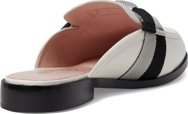 Kate Spade New York Leandra Mule Loafer Women's Flat Shoes Cream/ Black : 9.5 M, Leather - Image 4