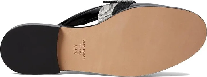 Kate Spade New York Leandra Mule Loafer Women's Flat Shoes Cream/ Black : 9.5 M, Leather - Image 9