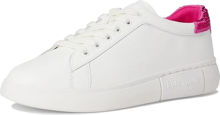 Kate Spade New York Lift Crystal Women's Shoes Opt Wht/Vivid Snap Drgn : 9.5 M, Leather - Image 5