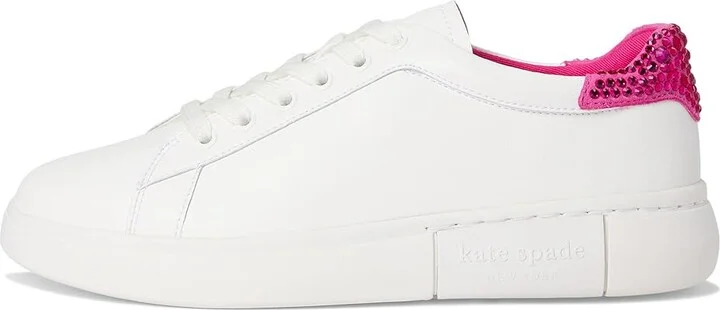Kate Spade New York Lift Crystal Women's Shoes Opt Wht/Vivid Snap Drgn : 9.5 M, Leather - Image 6