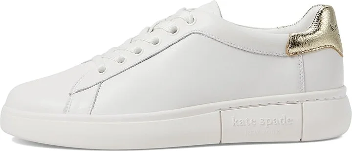 Kate Spade New York Lift Women's Shoes Optic White/Pale Gold : 6 M, Leather - Image 7