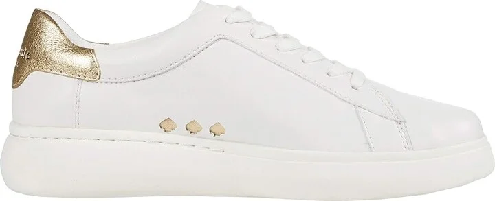 Kate Spade New York Lift Women's Shoes Optic White/Pale Gold : 6 M, Leather - Image 8