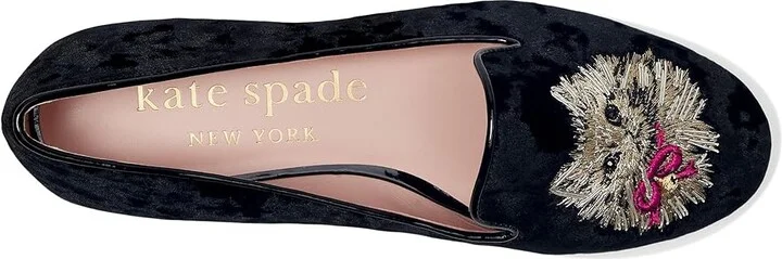 Kate Spade New York Lounge Loafer Whisker High Women's Heels Black : 5 M, Leather - Image 2