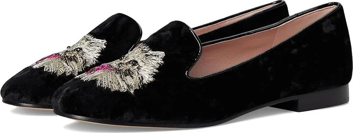 Kate Spade New York Lounge Loafer Whisker High Women's Heels Black : 5 M, Leather