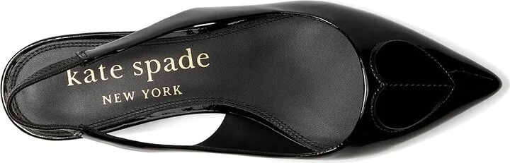 Kate Spade New York Lover Slingback Flats Women's Cold Weather Boots Black : 8.5 M, Leather/Suede - Image 2