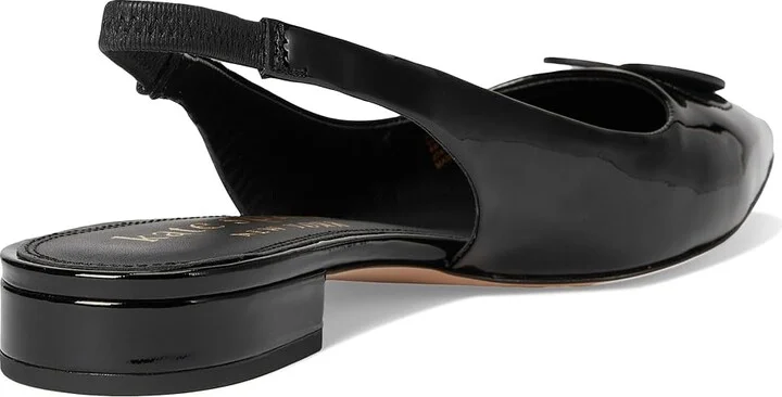Kate Spade New York Lover Slingback Flats Women's Cold Weather Boots Black : 8.5 M, Leather/Suede - Image 4