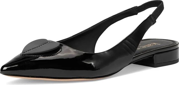 Kate Spade New York Lover Slingback Flats Women's Cold Weather Boots Black : 8.5 M, Leather/Suede - Image 5