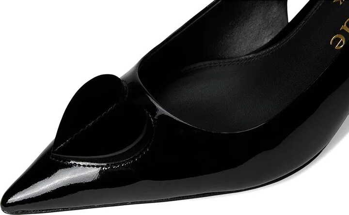 Kate Spade New York Lover Slingback Kitten Heel Women's Shoes Black : 6.5 M, Leather - Image 7
