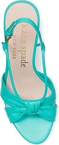 Kate Spade New York Mai Tai Heel Women's Sandals Clean Green : 7 M, Leather - Image 2