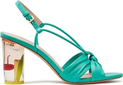Kate Spade New York Mai Tai Heel Women's Sandals Clean Green : 7 M, Leather - Image 5