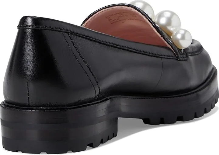 Kate Spade New York Posh Pearl Loafer Women's Shoes Black : 10 M, Leather - Image 4
