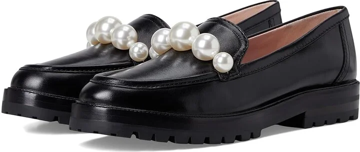 Kate Spade New York Posh Pearl Loafer Women's Shoes Black : 10 M, Leather