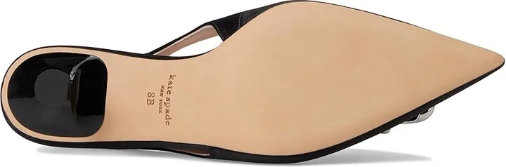 Kate Spade New York Renata Sling High Women's Heels Black : 7.5 M, Leather - Image 3