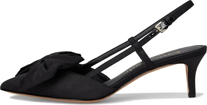 Kate Spade New York Rue Slingback Mid Heel Women's Cold Weather Boots Black : 9.5 M, Leather - Image 6
