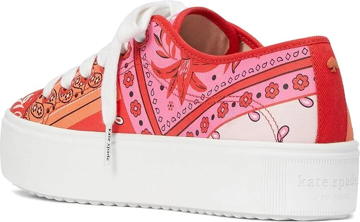 Kate Spade New York Serve Bandana Patchwork Women's Shoes : 8 M, Canvas - Image 3