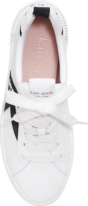 Kate Spade New York Signature Women's Shoes True White/Black : 7.5 M, Leather - Image 2