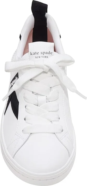 Kate Spade New York Signature Women's Shoes True White/Black : 7.5 M, Leather - Image 4