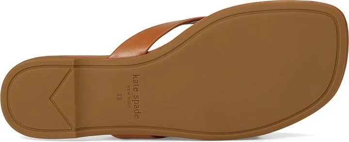 Kate Spade New York Spade Flower Flip Flop Sandal Women's Wedge Shoes Saddle : 11 M, Leather - Image 3