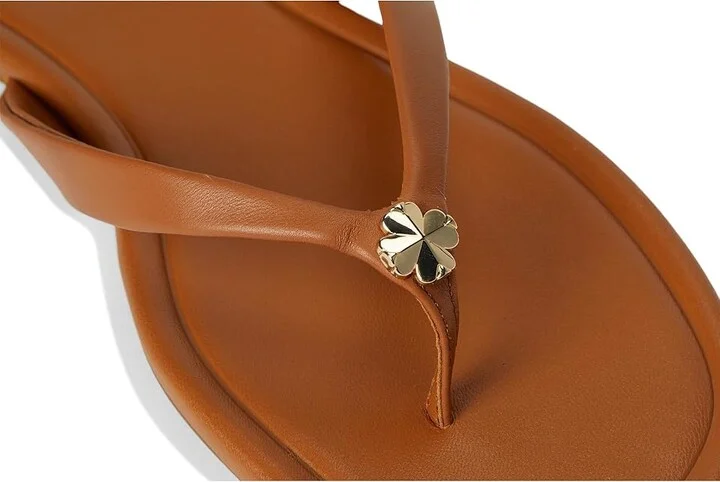 Kate Spade New York Spade Flower Flip Flop Sandal Women's Wedge Shoes Saddle : 11 M, Leather - Image 7