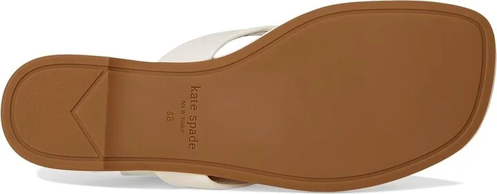 Kate Spade New York Spade Flower Flip Flop Sandal Women's Wedge Shoes Saddle : 11 M, Leather - Image 9