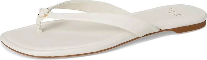 Kate Spade New York Spade Flower Flip Flop Sandal Women's Wedge Shoes Saddle : 11 M, Leather - Image 11
