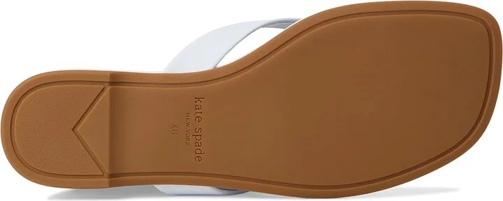 Kate Spade New York Spade Flower Smooth Leather Flip-Flop Women's Sandals Taro Milk : 5 B - Medium - Image 3