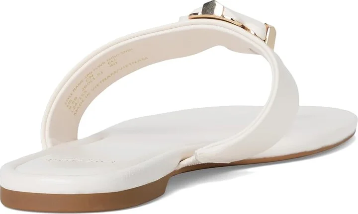 Kate Spade New York Spade Flower Thong Sandal Women's Wedge Shoes Black : 9 M, Leather - Image 10