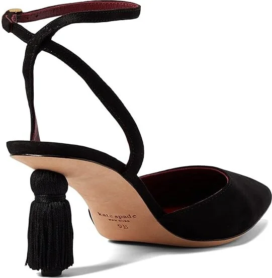 Kate Spade New York Voila Women's Shoes Black : 6.5 M, Leather - Image 4