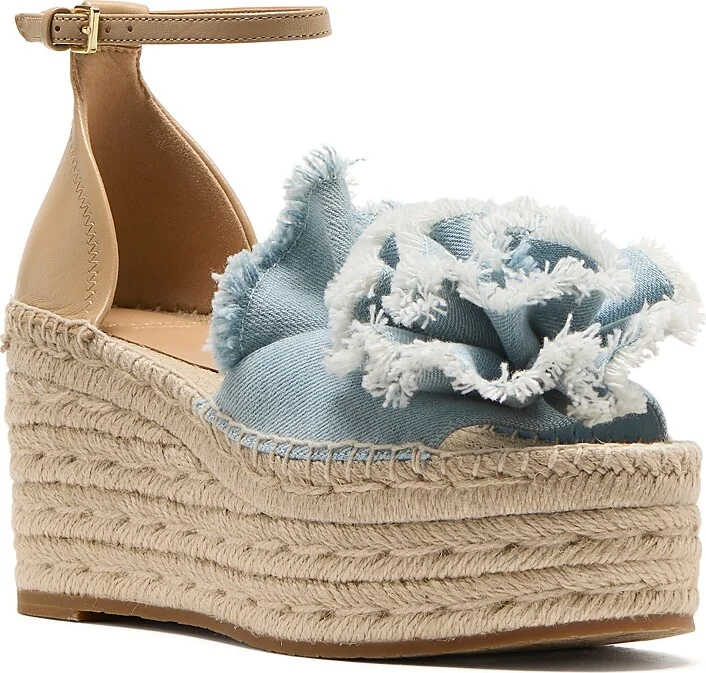 kate spade new york Women's Flourish Espadrille Wedge Sandals