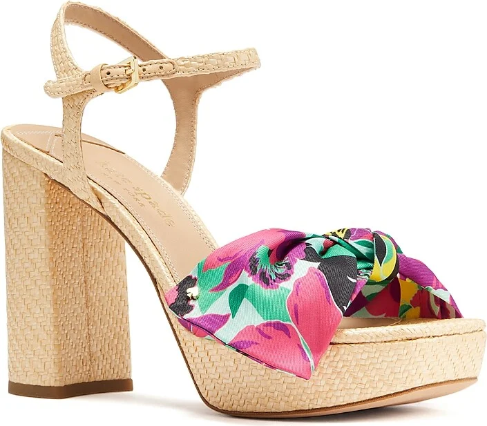 kate spade new york Women's Lucie Orchid Bloom Platform Sandals