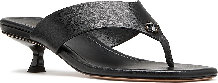 kate spade new york Women's Spade Flower Kitten Heel Sandals
