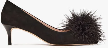 Kate Spade Zoey Pom Pom Kitten Heel