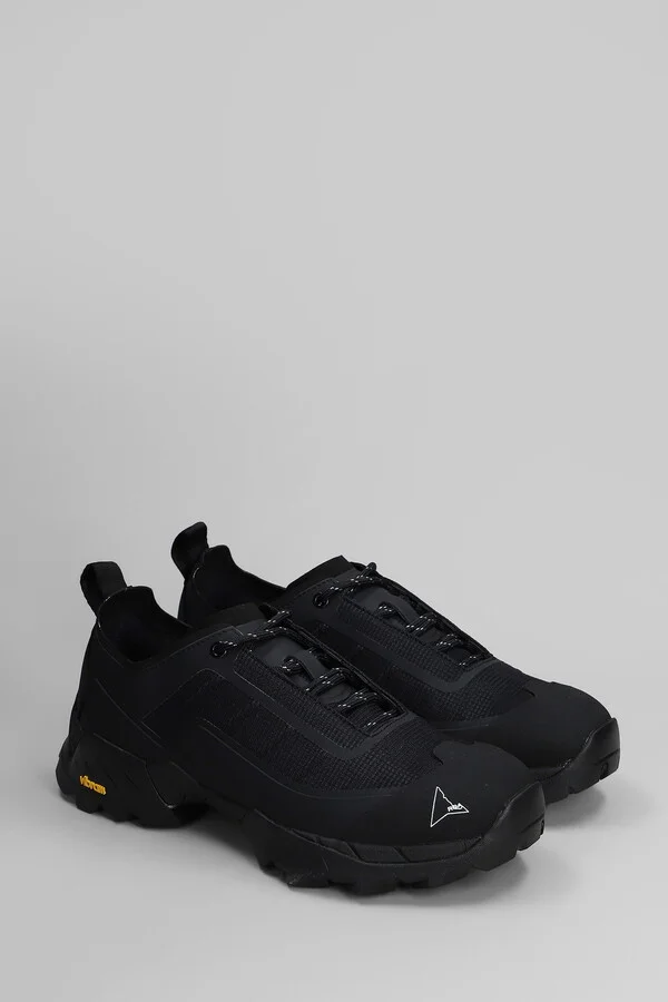 Katharina Light Sneakers In Black Fabric - Image 2