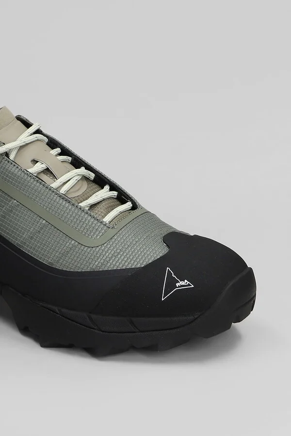 Katharina Light Sneakers In Grey Fabric - Image 5