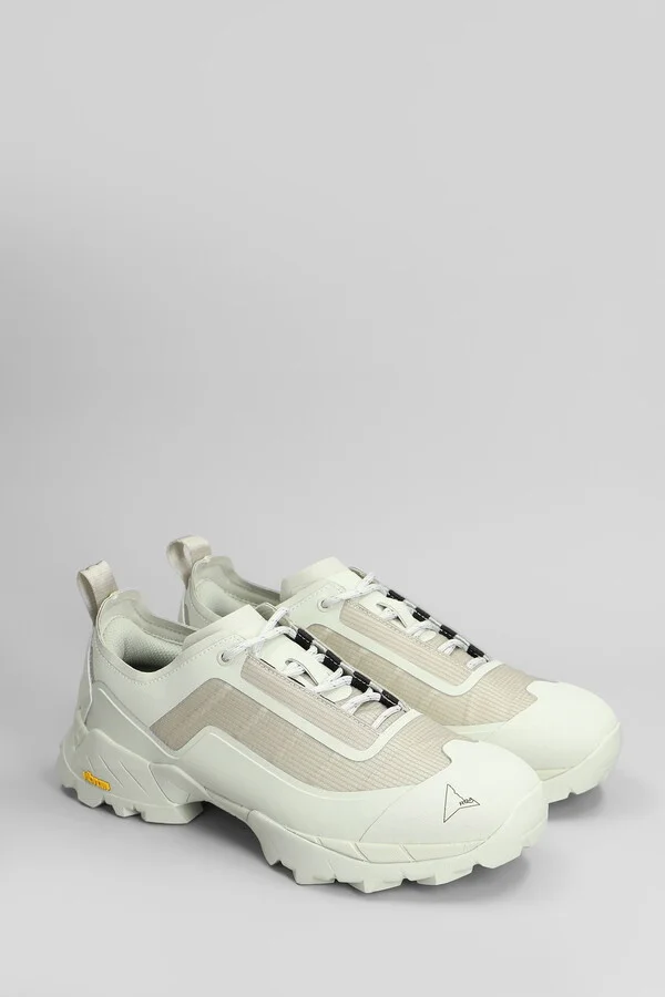 Katharina Light Sneakers In White Fabric - Image 2