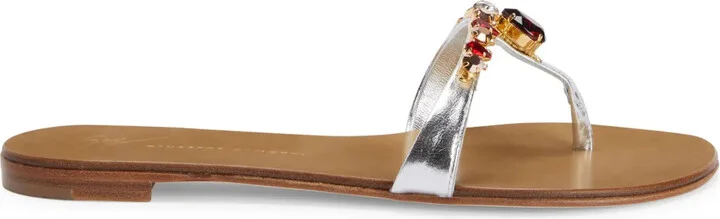 Katisha gemstone-detail sandals