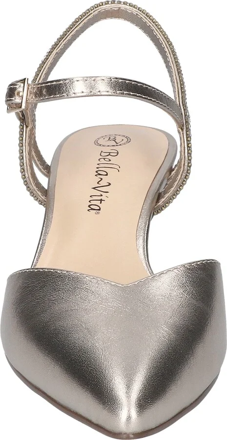 Katriana Crystal Strap Kitten Heel Pump - Image 3