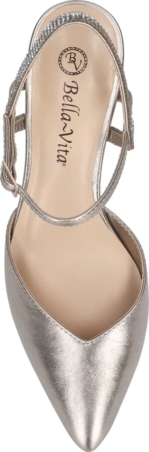 Katriana Crystal Strap Kitten Heel Pump - Image 4