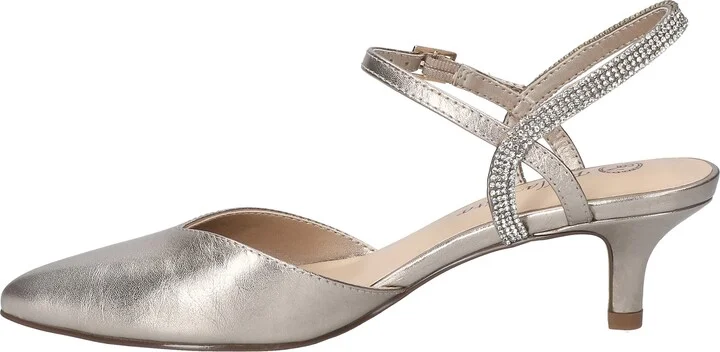 Katriana Crystal Strap Kitten Heel Pump - Image 7