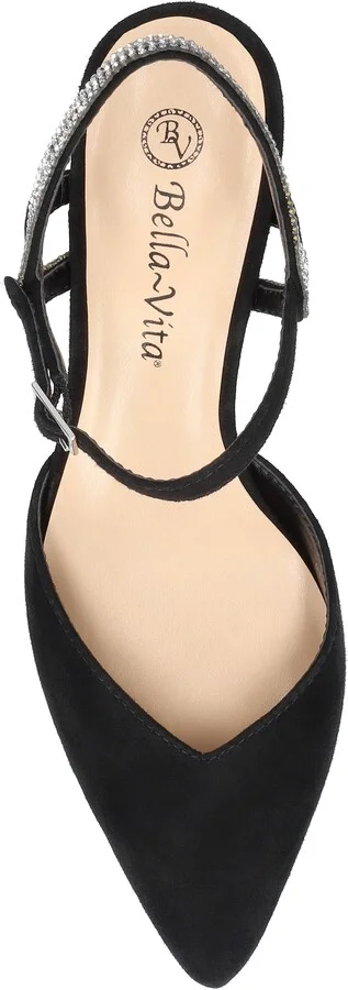 Katriana Crystal Strap Kitten Heel Pump - Image 11