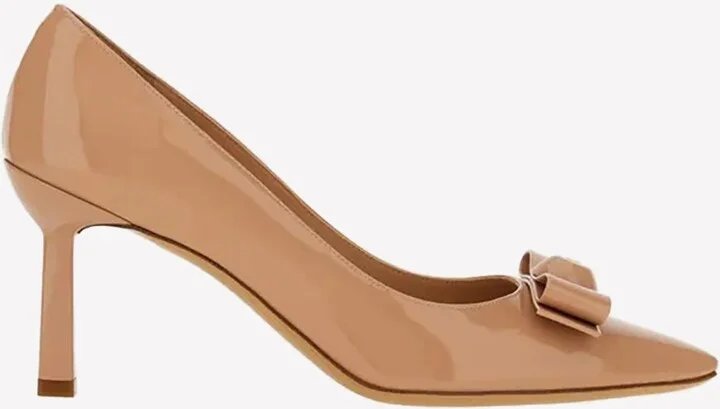 Katrin 70 Vara Bow Pumps in Patent Leather