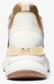 Katrina Signature Logo and Metallic Lizard Embossed Trainer - Image 5
