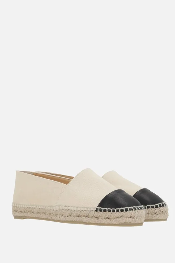 Katty Espadrilles In Canvas And Smooth Leather - Image 2