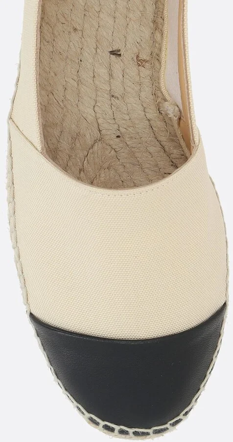 Katty Espadrilles In Canvas And Smooth Leather - Image 4