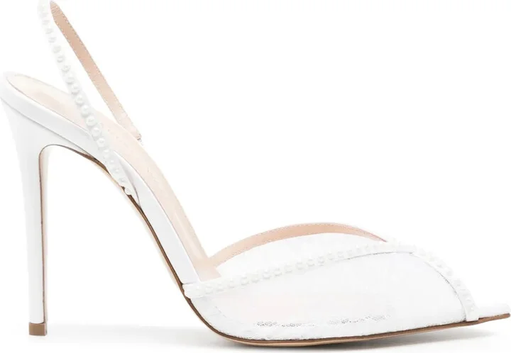 Katy 105mm slingback pumps